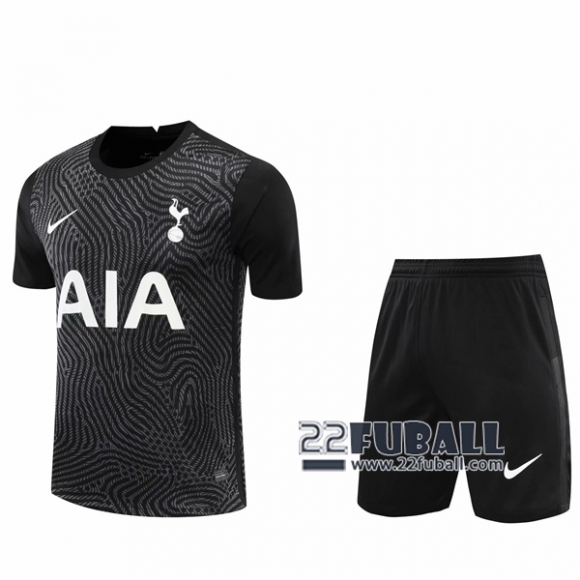 22Fuball: Tottenham Hotspur Torwarttrikot Herren Schwarz 2020-2021