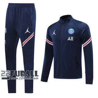 22Fuball: Air Jordan Paris Saint Germain PSG Travel Jacke Reißverschluss Marineblau 2020 2021 J104