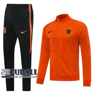 22Fuball: Olympique Marseille Sweatjacke Reißverschluss Orange 2020 2021 J27