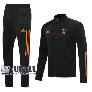 22Fuball: Juventus Sweatjacke Reißverschluss Schwarz 2020 2021 J97