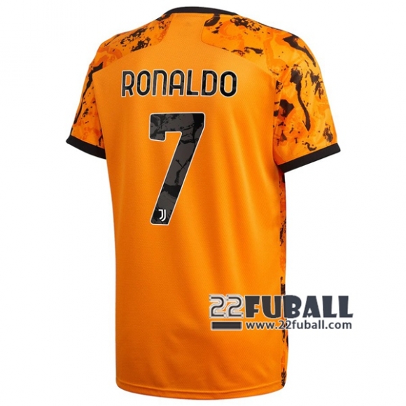 22Fuball: Juventus Turin Ausweichtrikot Kinder (Ronaldo #7) 2020-2021