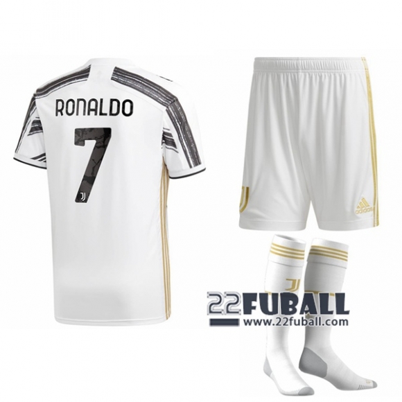 22Fuball: Juventus Turin Heimtrikot Kinder (Cristiano Ronaldo #7) 2020-2021