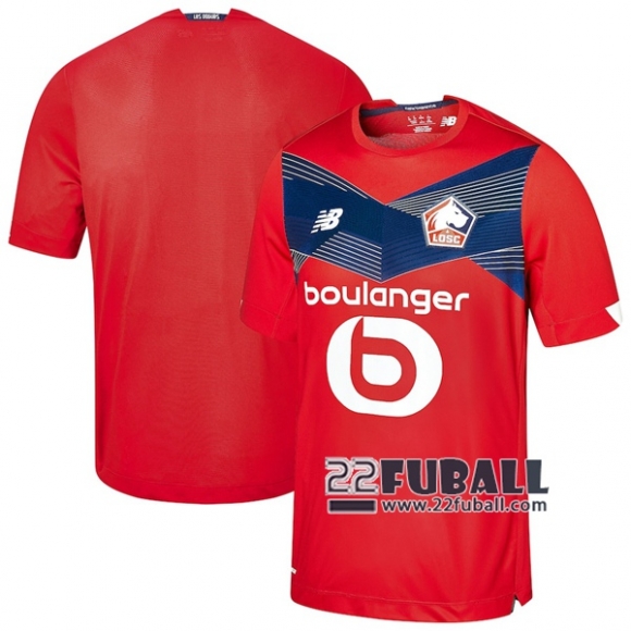 22Fuball: Lille Osc Heimtrikot Herren 2020-2021