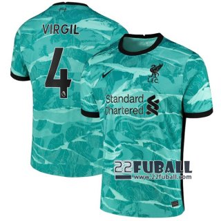 22Fuball: FC Liverpool Auswärtstrikot Herren (Virgil #4) 2020-2021