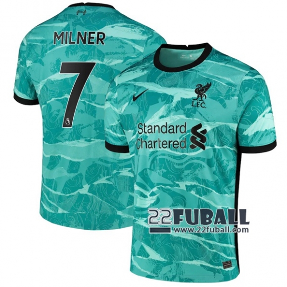 22Fuball: FC Liverpool Auswärtstrikot Herren (Milner #7) 2020-2021