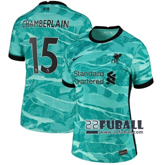 22Fuball: FC Liverpool Auswärtstrikot Damen (Chamberlain #15) 2020-2021