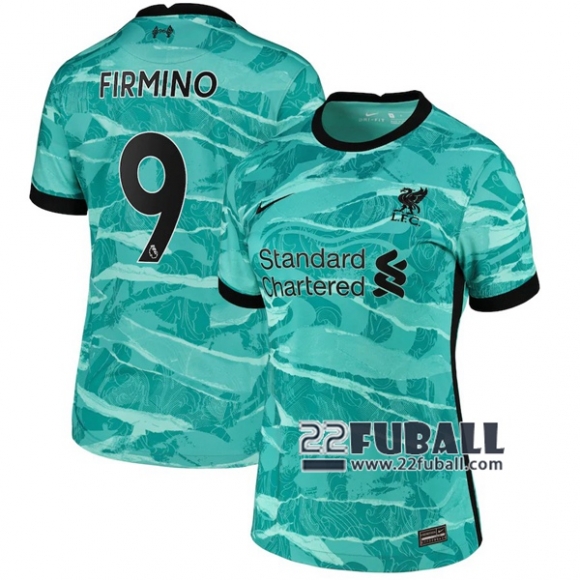 22Fuball: FC Liverpool Auswärtstrikot Damen (Firmino #9) 2020-2021