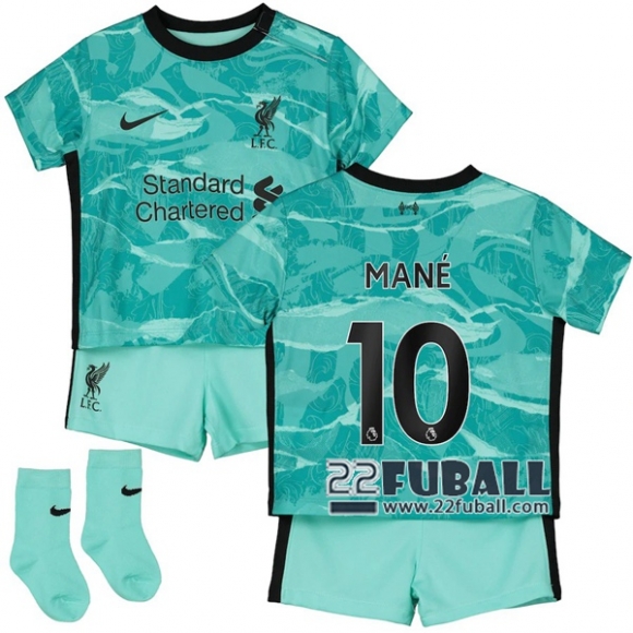 22Fuball: FC Liverpool Auswärtstrikot Kinder (Mané #10) 2020-2021