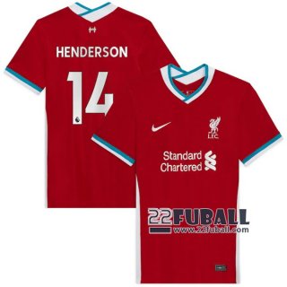 22Fuball: FC Liverpool Heimtrikot Damen (Jordan Henderson #14) 2020-2021
