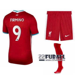 22Fuball: FC Liverpool Heimtrikot Kinder (Roberto Firmino #9) 2020-2021