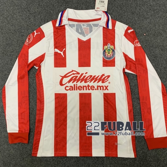 22Fuball: Chivas Guadalajara Langarm Heimtrikot Herren 2020-2021