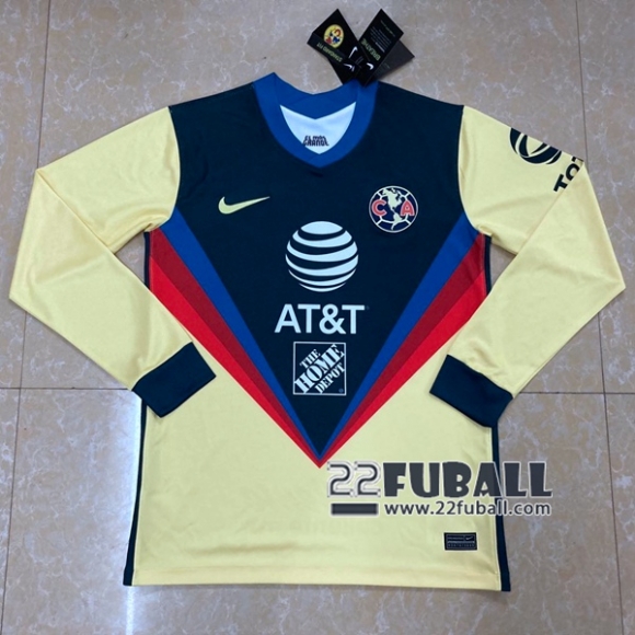 22Fuball: Club America Langarm Heimtrikot Herren 2020-2021