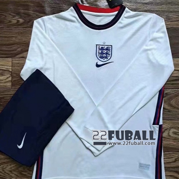 22Fuball: England Langarm Heimtrikot Herren 2020-2021