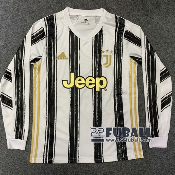 22Fuball: Juventus Turin Langarm Heimtrikot Herren 2020-2021