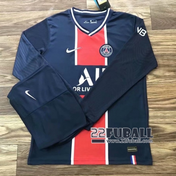 22Fuball: PSG Paris Saint Germain Langarm Heimtrikot Herren 2020-2021