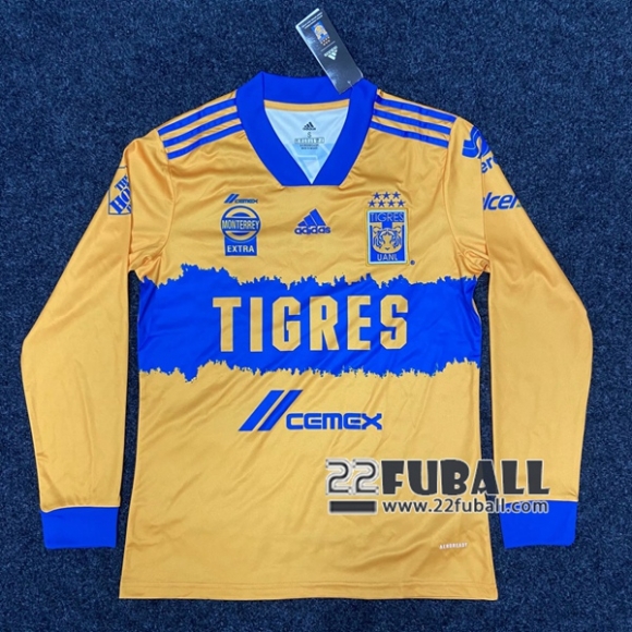 22Fuball: Tigres Uanl Langarm Heimtrikot Herren 2020-2021