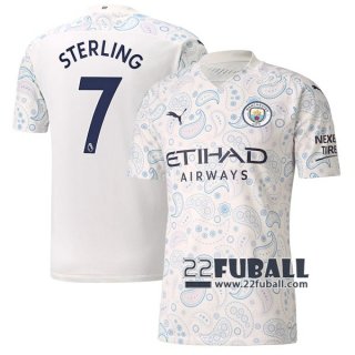 22Fuball: Manchester City Ausweichtrikot Herren (Sterling #7) 2020-2021