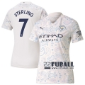 22Fuball: Manchester City Ausweichtrikot Damen (Sterling #7) 2020-2021