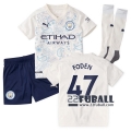 22Fuball: Manchester City Ausweichtrikot Kinder (Foden #47) 2020-2021