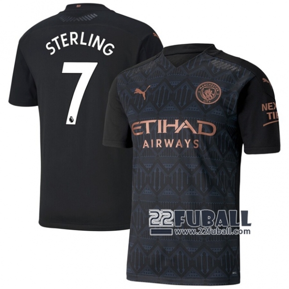 22Fuball: Manchester City Auswärtstrikot Herren (Sterling #7) 2020-2021