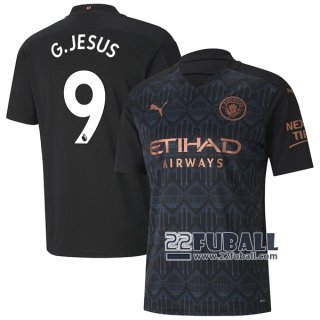 22Fuball: Manchester City Auswärtstrikot Herren (G.Jesus #9) 2020-2021