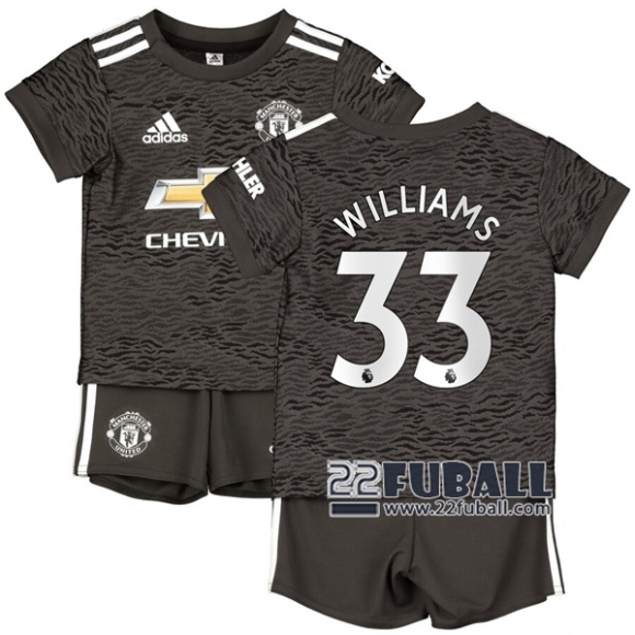 22Fuball: Manchester United Auswärtstrikot Kinder (Williams #33) 2020-2021