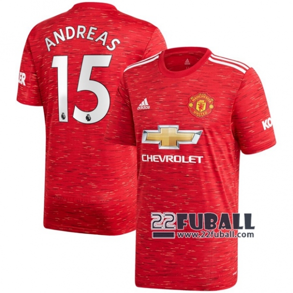 22Fuball: Manchester United Heimtrikot Herren (Andreas Pereira #15) 2020-2021