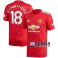 22Fuball: Manchester United Heimtrikot Herren (Bruno Fernandes #18) 2020-2021