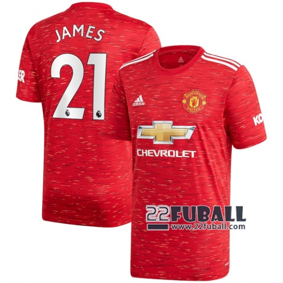 22Fuball: Manchester United Heimtrikot Herren (Daniel James #21) 2020-2021