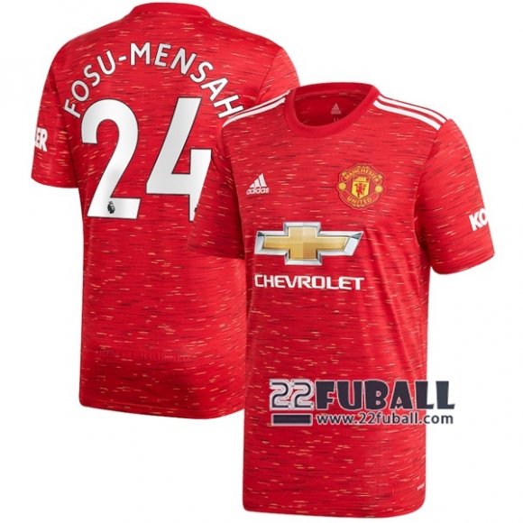 22Fuball: Manchester United Heimtrikot Herren (Timothy Fosu-Mensah #24) 2020-2021