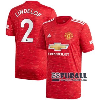 22Fuball: Manchester United Heimtrikot Herren (Victor Lindelöf #2) 2020-2021