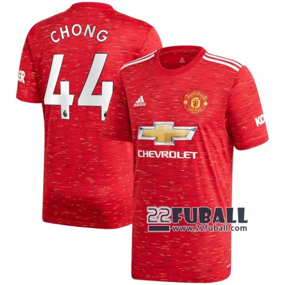 22Fuball: Manchester United Heimtrikot Herren (Tahith Chong #44) 2020-2021