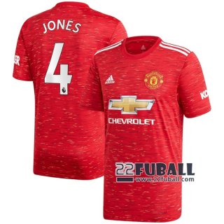 22Fuball: Manchester United Heimtrikot Herren (Phil Jones #4) 2020-2021