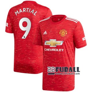 22Fuball: Manchester United Heimtrikot Herren (Anthony Martial #9) 2020-2021