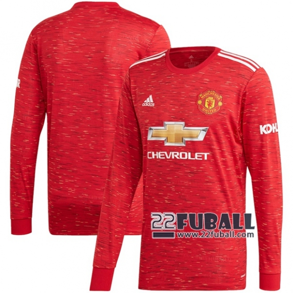 22Fuball: Manchester United Langarm Heimtrikot Herren 2020-2021