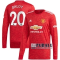 22Fuball: Manchester United Langarm Heimtrikot Herren (Diogo Dalot #20) 2020-2021