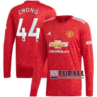 22Fuball: Manchester United Langarm Heimtrikot Herren (Tahith Chong #44) 2020-2021