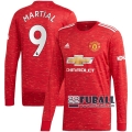 22Fuball: Manchester United Langarm Heimtrikot Herren (Anthony Martial #9) 2020-2021