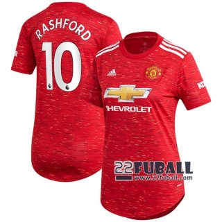 22Fuball: Manchester United Heimtrikot Damen (Marcus Rashford #10) 2020-2021