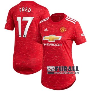 22Fuball: Manchester United Heimtrikot Damen (Fred #17) 2020-2021