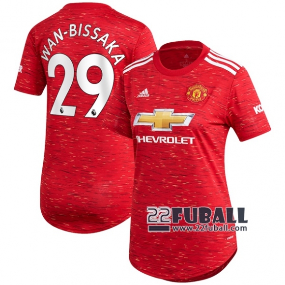 22Fuball: Manchester United Heimtrikot Damen (Aaron Wan-Bissaka #29) 2020-2021