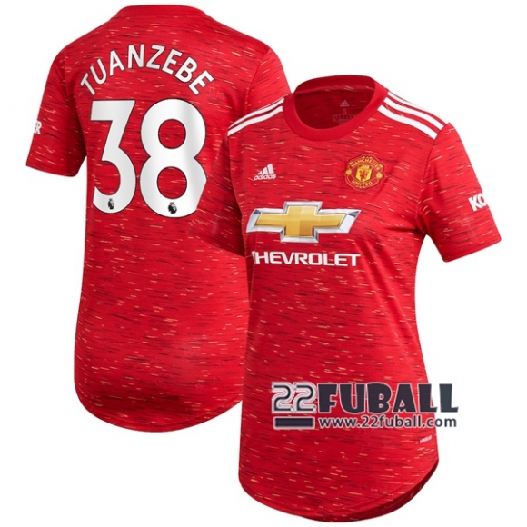 22Fuball: Manchester United Heimtrikot Damen (Axel Tuanzebe #38) 2020-2021