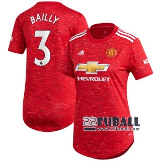 22Fuball: Manchester United Heimtrikot Damen (Eric Bailly #3) 2020-2021