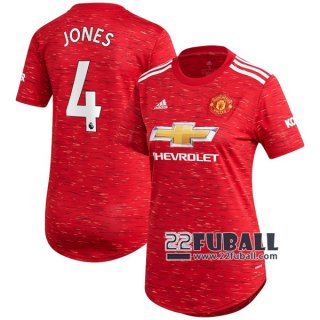 22Fuball: Manchester United Heimtrikot Damen (Phil Jones #4) 2020-2021