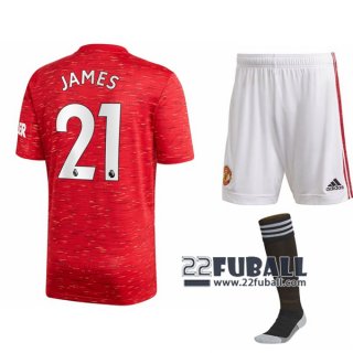 22Fuball: Manchester United Heimtrikot Kinder (Daniel James #21) 2020-2021