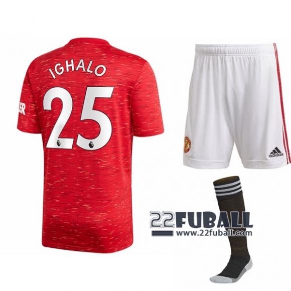 22Fuball: Manchester United Heimtrikot Kinder (Odion Ighalo #25) 2020-2021