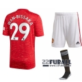 22Fuball: Manchester United Heimtrikot Kinder (Aaron Wan-Bissaka #29) 2020-2021