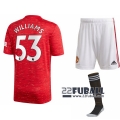 22Fuball: Manchester United Heimtrikot Kinder (Brandon Williams #53) 2020-2021