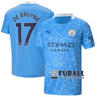 22Fuball: Manchester City Heimtrikot Herren (Kevin De Bruyne #17) 2020-2021