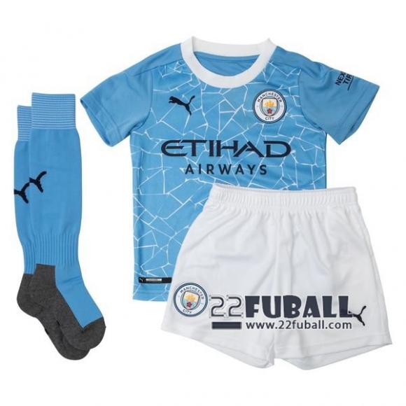 22Fuball: Manchester City Heimtrikot Kinder 2020-2021